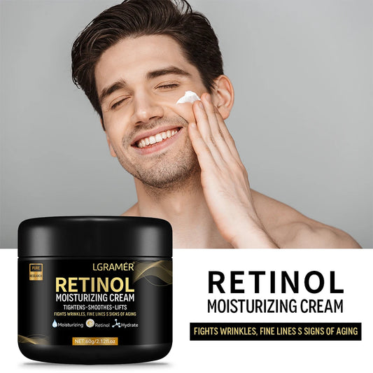 Men's retinol anti-aging face cream