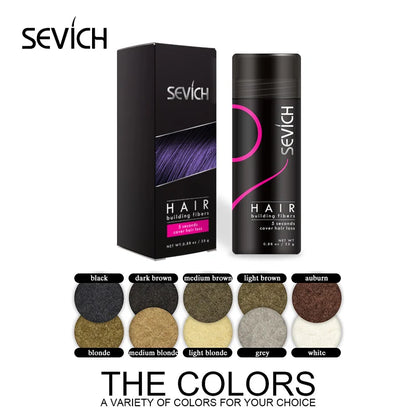 12G & 25G Hair Building Fiber Keratin Fiber Hair Instant Concealer Hair Loss Product Extension Thicken Hair 10 Colors