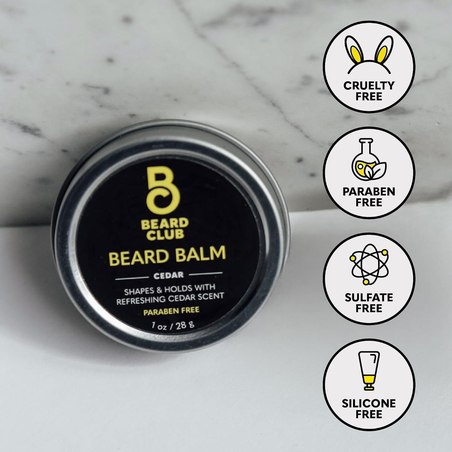 Cedar Beard Butter - Men'S Styling Balm, Softener, Moisturizer, and Leave-In Conditioner - Beard Wax - 2Oz