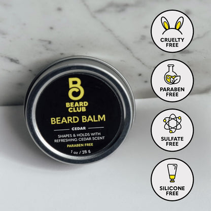 Cedar Beard Butter - Men'S Styling Balm, Softener, Moisturizer, and Leave-In Conditioner - Beard Wax - 2Oz