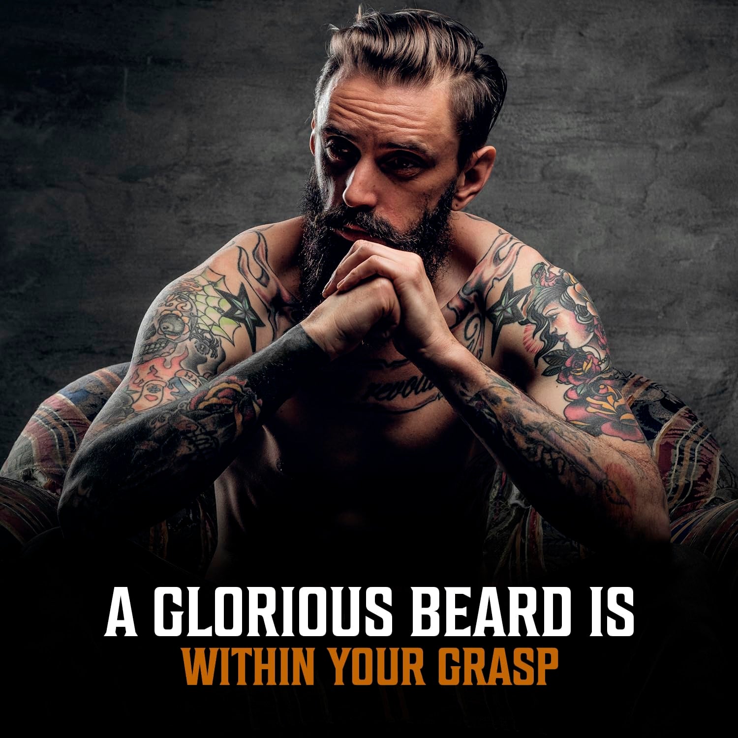 - Ultimate Beard Kit Coffee and Whiskey - Beard Grooming Kit for Men with Beard Brush, Beard Comb, Beard Balm, Beard Oil, Beard and Moustache Scissors - Husband Gifts for Men