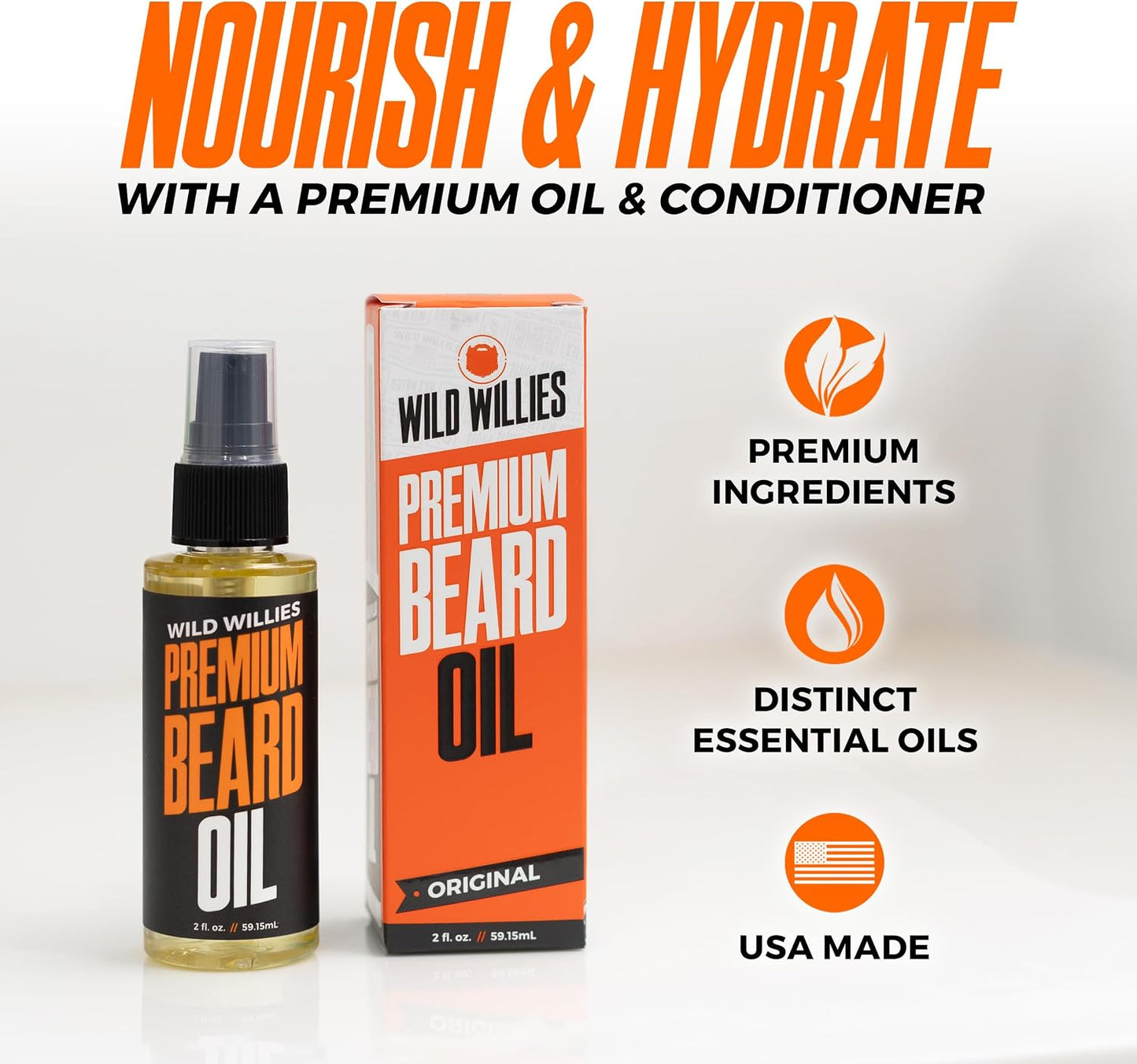 Complete Beard Grooming Kit for Men - Includes 5 Piece Grooming Kit, PROGRO Shampoo Wash & Conditioner, & Premium Hair Oil for Daily Use, Beard Growth & Hydration