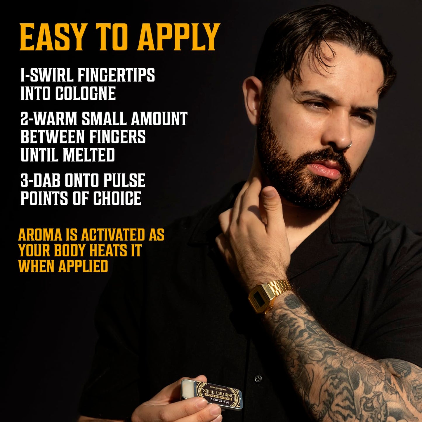 Solid Cologne 12Pk for Men - Men'S Cologne Gift Set with Sandalwood, Vetiver, Palo Santo, Coffee Whiskey, Spiced Vanilla, Bourbon Suede - Travel Size Gifts for Men (0.5 Oz Each)