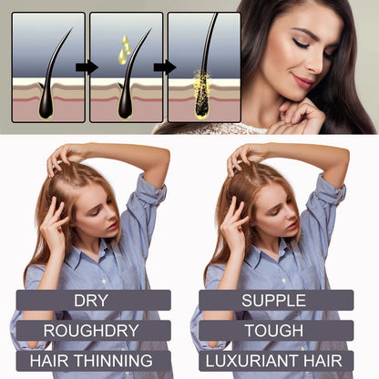 Biotin and collagen hair growth serum