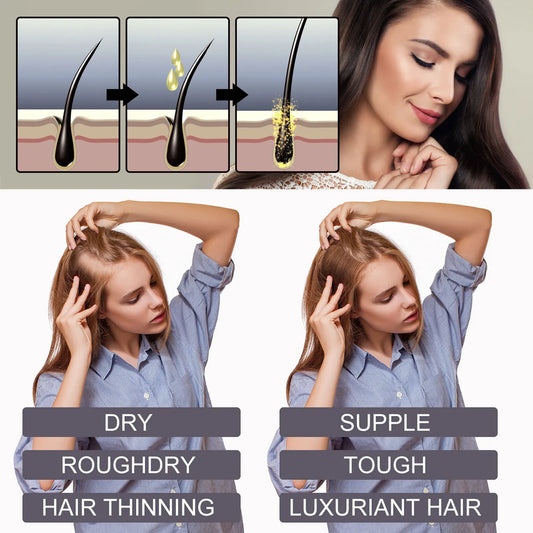 Biotin and collagen hair growth serum