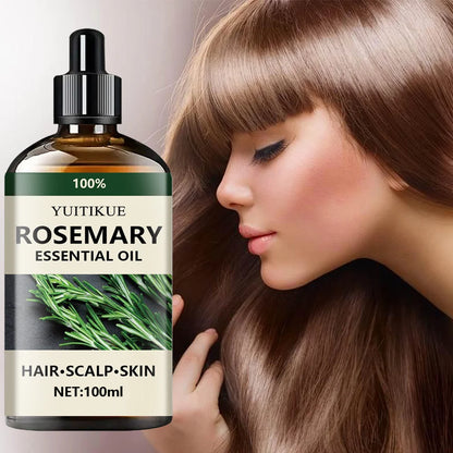 Pure rosemary essential oil for hair and scalp