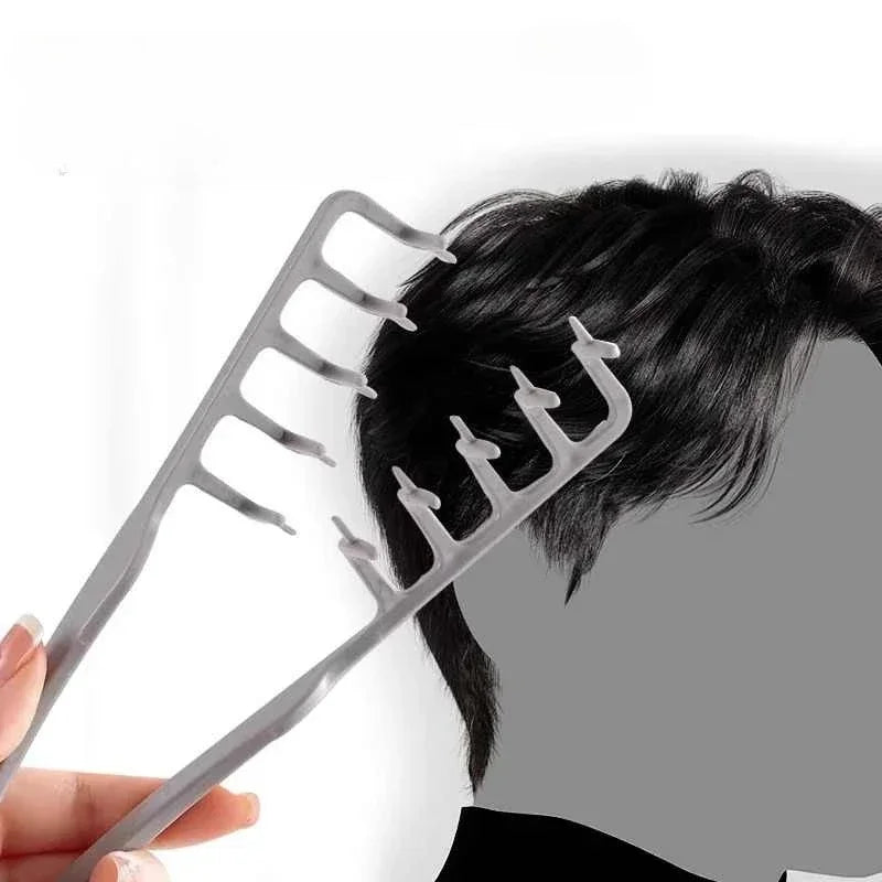 Wide-tooth volume hair styling comb