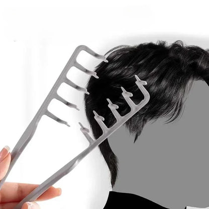 Wide-tooth volume hair styling comb