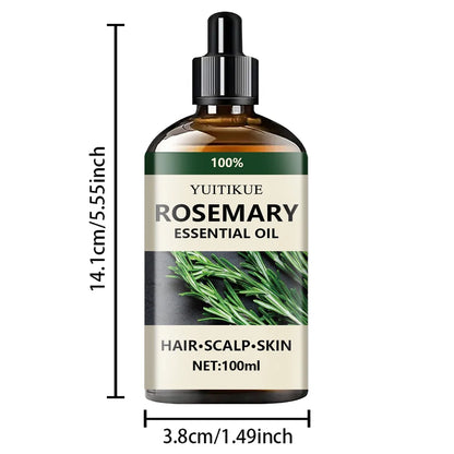 Pure rosemary essential oil for hair and scalp