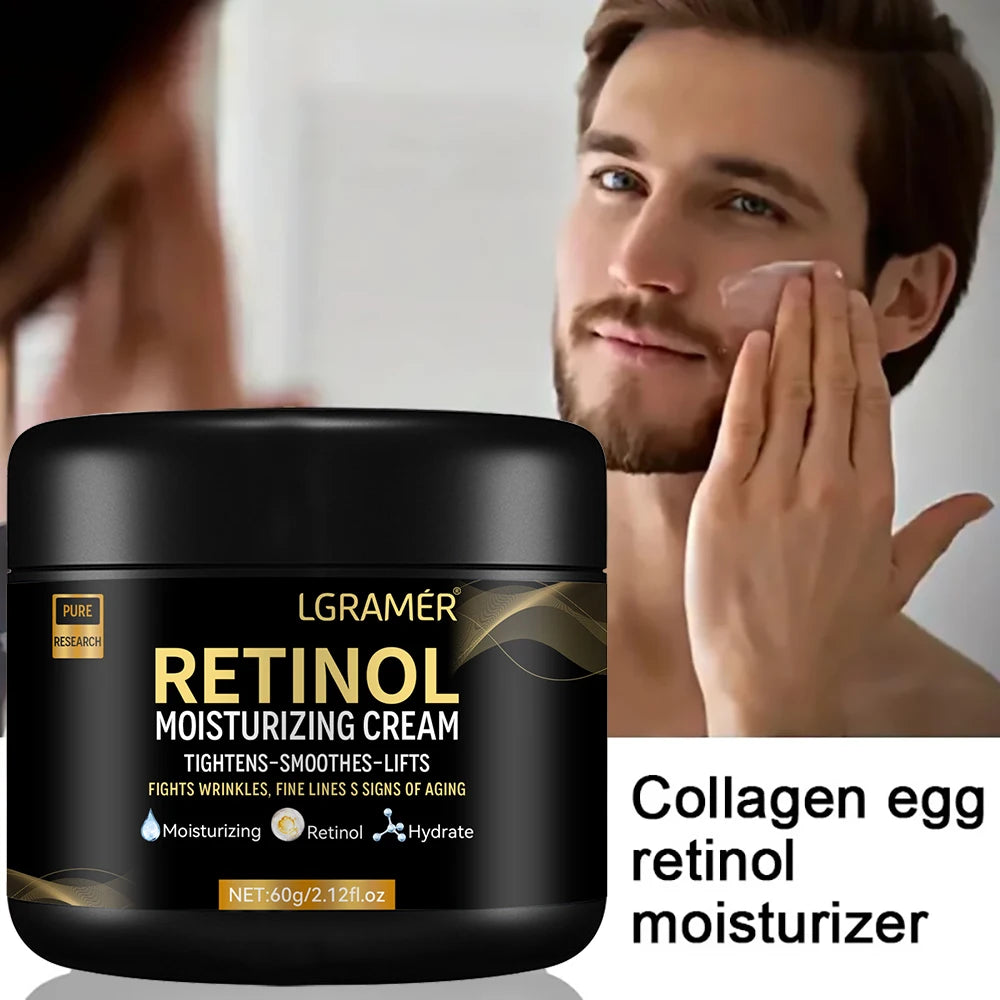 Men's retinol anti-aging face cream