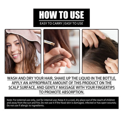 Biotin and collagen hair growth serum