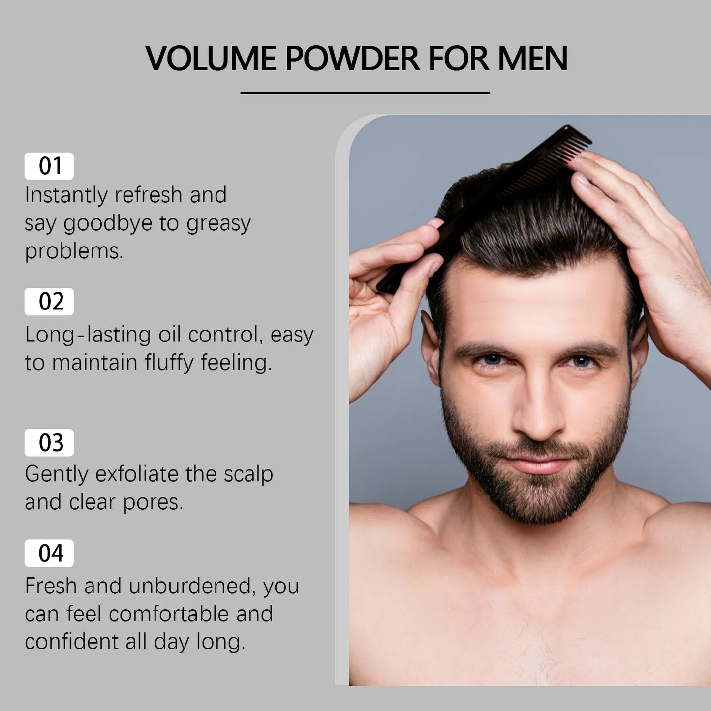 Hair texture powder for volume and hold
