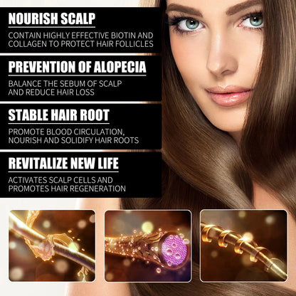 Biotin and collagen hair growth serum