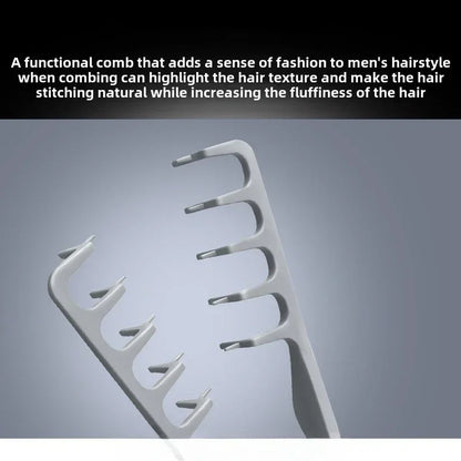 Wide-tooth volume hair styling comb
