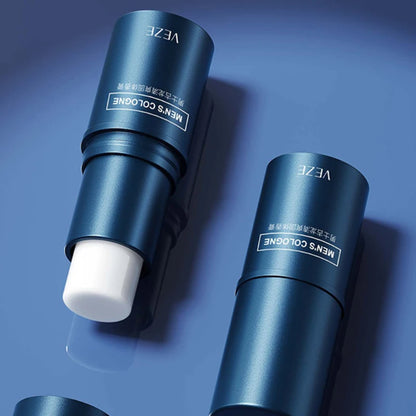Men's solid cologne stick with fresh long-lasting scent