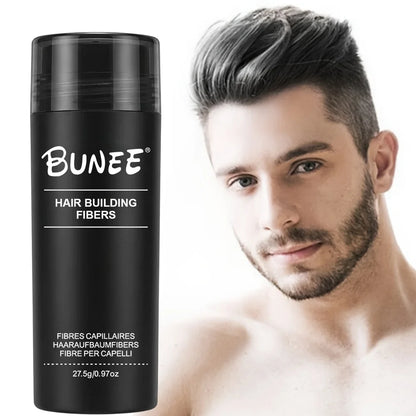 Hair thickening fiber for fuller looking hair