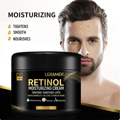 Men's retinol anti-aging face cream
