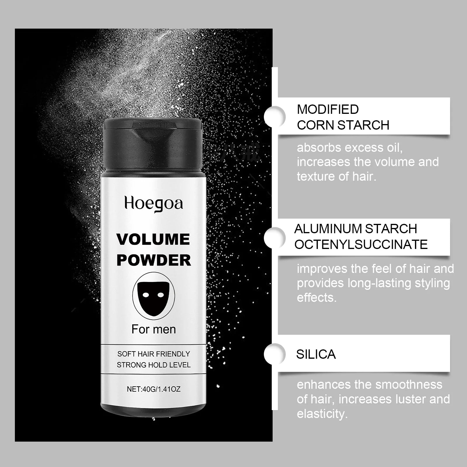 Hair texture powder for volume and hold
