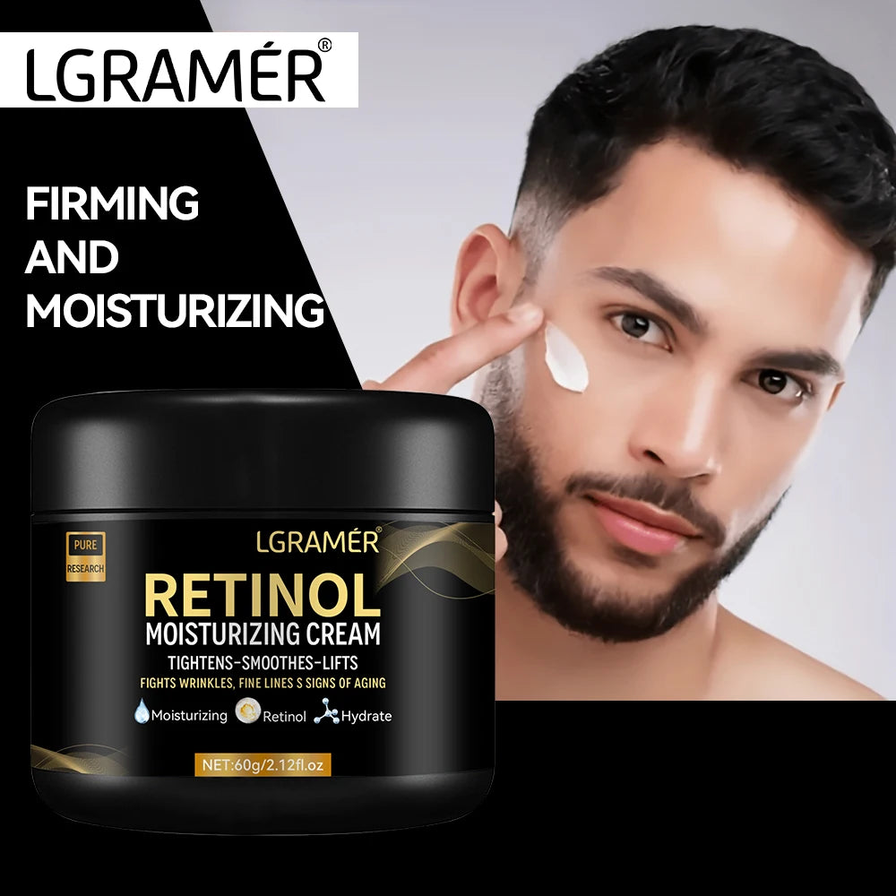 Men's retinol anti-aging face cream
