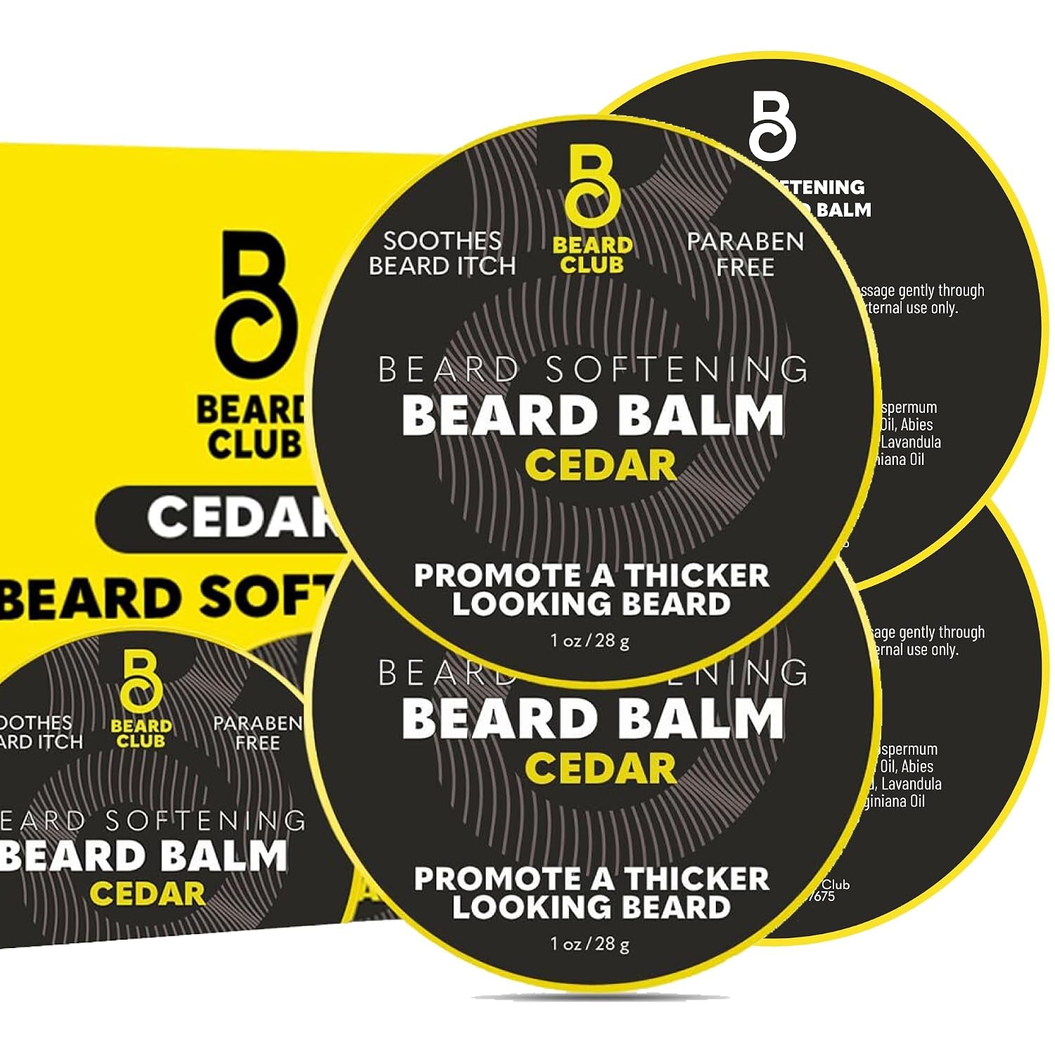 Cedar Beard Butter - Men'S Styling Balm, Softener, Moisturizer, and Leave-In Conditioner - Beard Wax - 2Oz